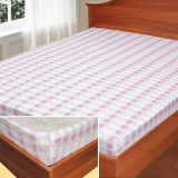 Prześcieradło na gumce splata różowy komórka TM Jarosław